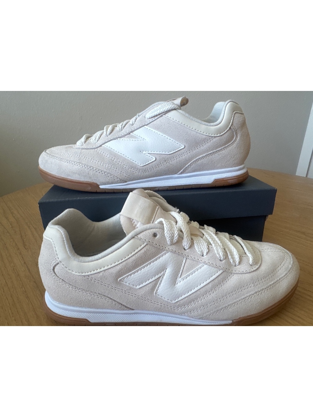 New Balance RC42 Linen / Sea Salt Suede Sneakers – Men’s 7 / Women’s 8.5